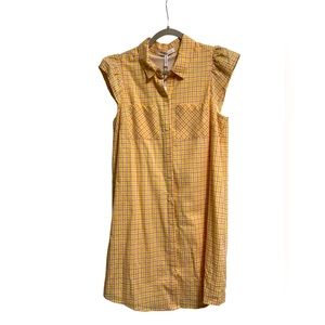 BCBGeneration Shirt Dress Yellow & Pink NWT